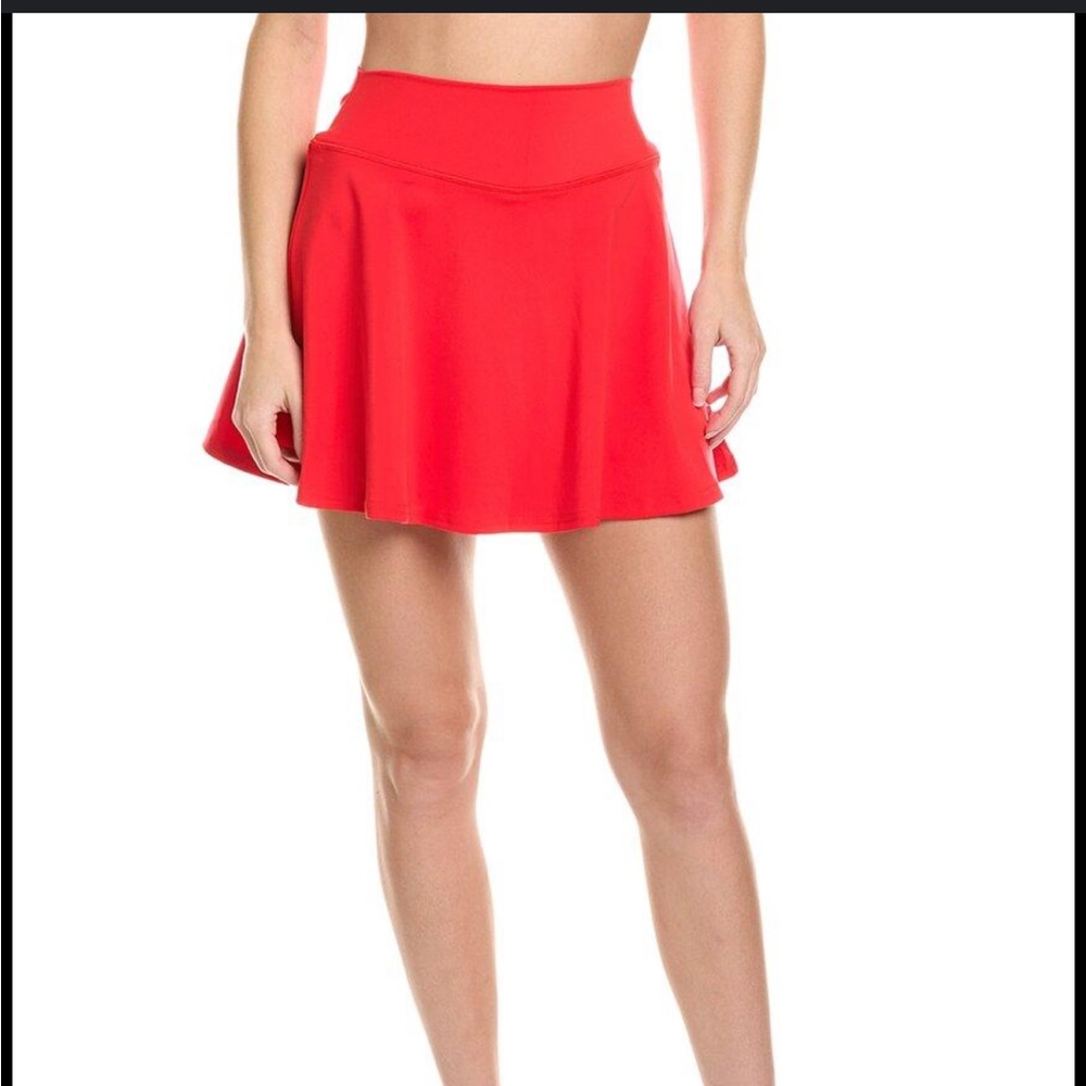 Spiritual Gangster Cheer Active Mini Skirt Red S NWOT